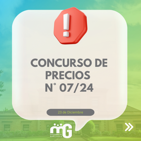 CONCURSO DE PRECIOS 07/24