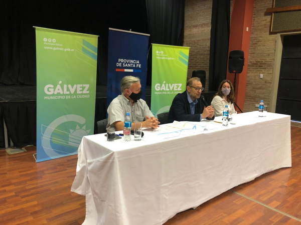 Municipio y Provincia Continúan Ejecutando Importantes Obras en Gálvez