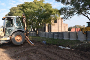 Avanza la Obra de Liniers y Reconquista - Entubado en calle N. Rossi