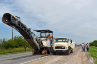 Se Inicio la Obra de Repavimentación de la Ruta N°80