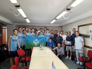 La Pre-Selección Argentina U17 de Basquet Fue recibida por el Intendente