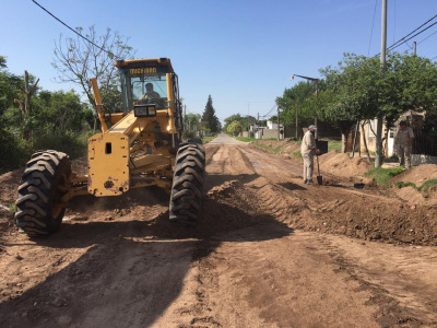 Comenzaron las Obras de Pavimentación en Barrio Santa Margarita